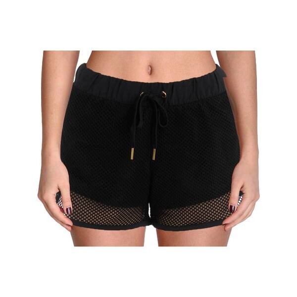 womens mesh swim shorts
