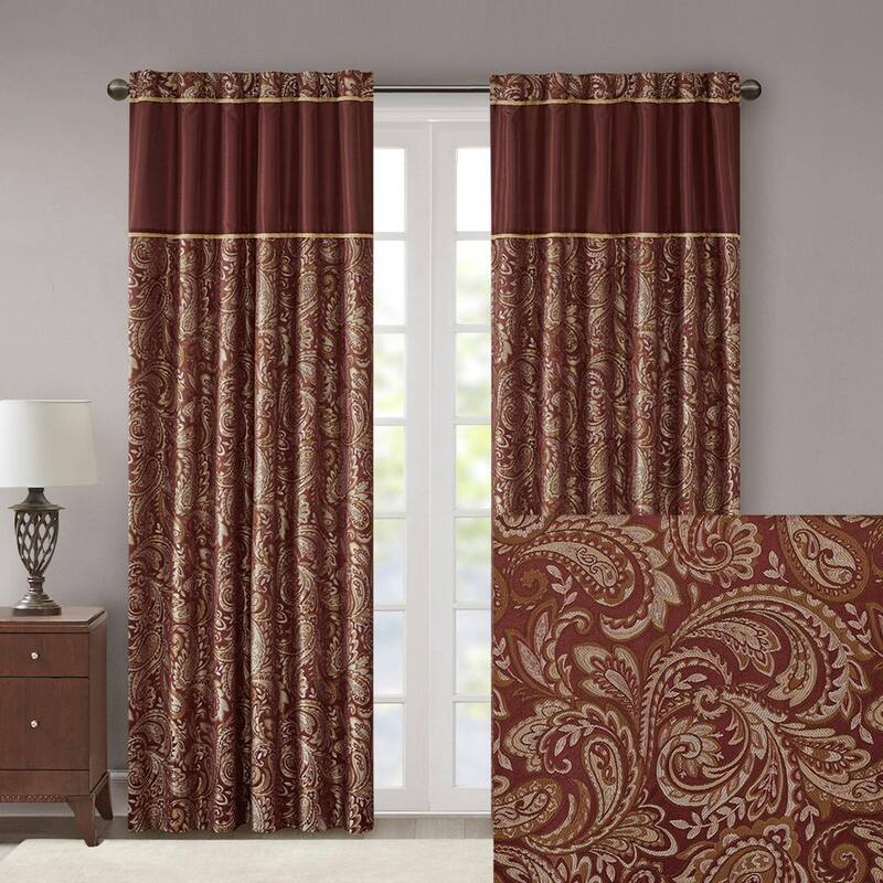 Jacquard Curtain Panel Pair(2 Pcs Window Panels)
