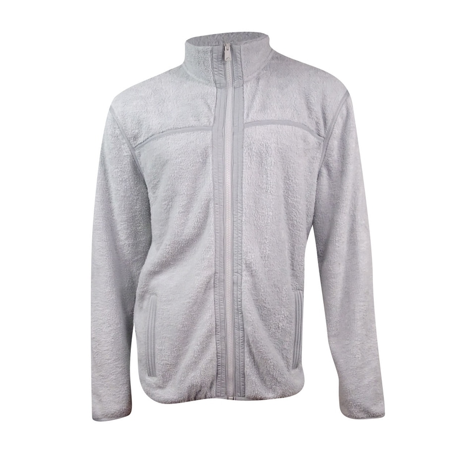 men's zip front fleece jacket