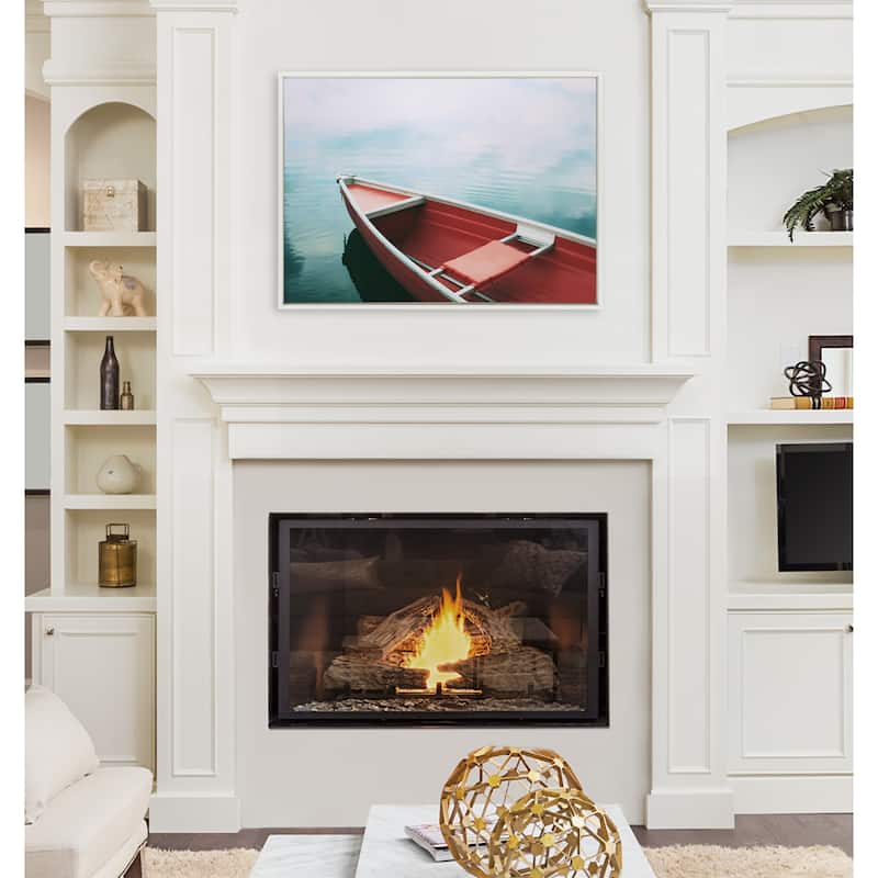 Kate and Laurel Sylvie Floating in the Sky Framed Canvas by Alicia Bock