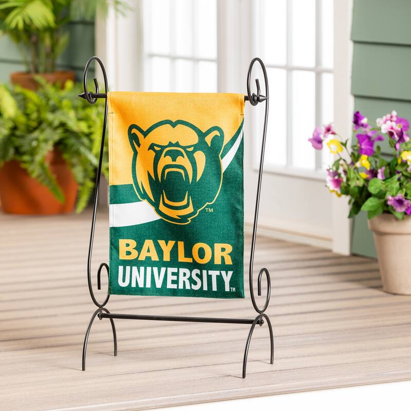 Baylor University Burlap Flag Garden Size