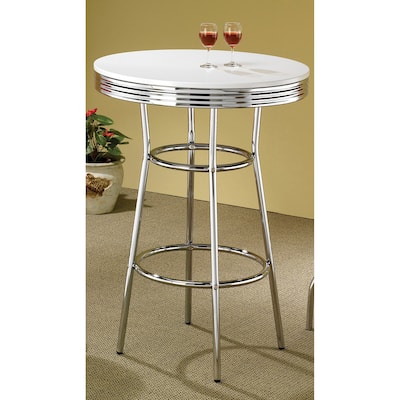 Werner Contemporary Round Bar Table