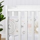 preview thumbnail 4 of 4, Star and Moon Girl Sweet Jojo Designs + BreathableBaby Breathable Mesh Crib Liner Pink Grey Celestial Sky Stars