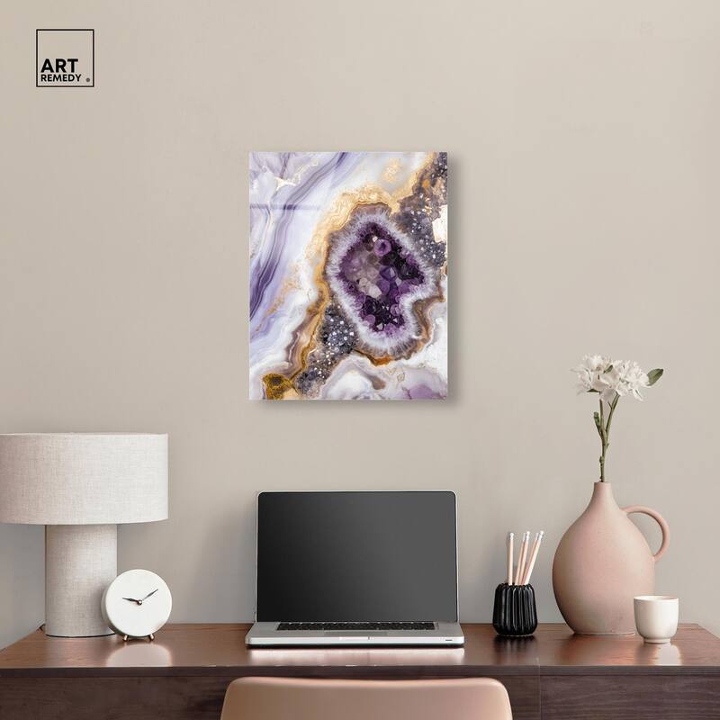 Amethystine Dream II Acrylic by Art Remedy, Ready to Hang