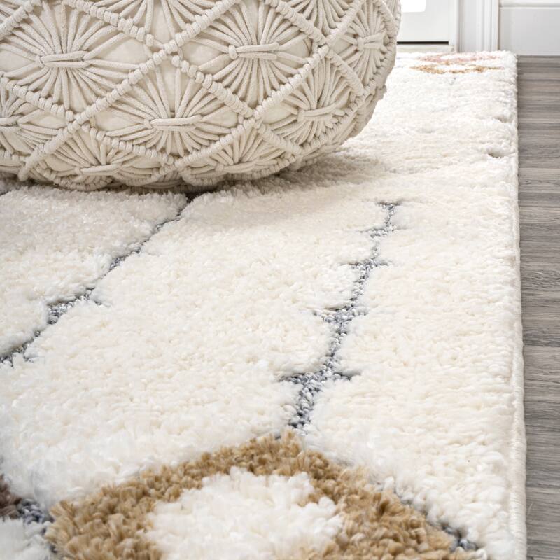 JONATHAN Y Faiza Tropical Leaves Area Rug