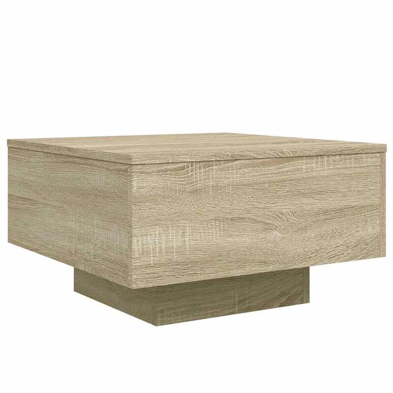vidaXL Coffee Table Engineered Wood 33.5 x 21.7 x 12.2 in