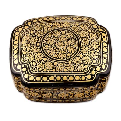 Novica Handmade Kashmir Night Papier Mache Decorative Box