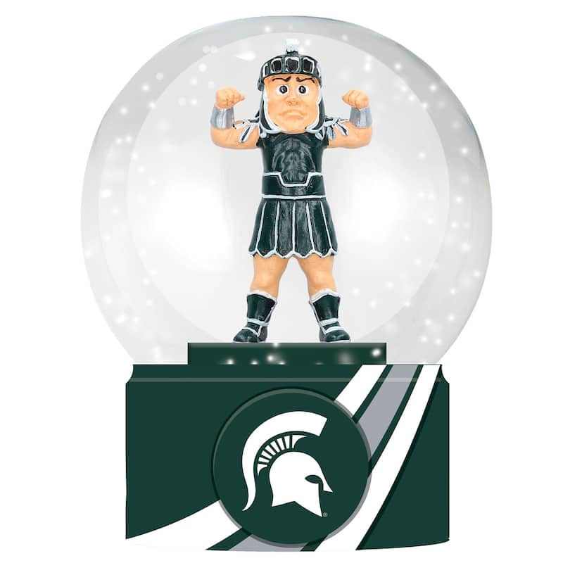 Michigan State University 5 in. Glass Tabletop Snow Globe