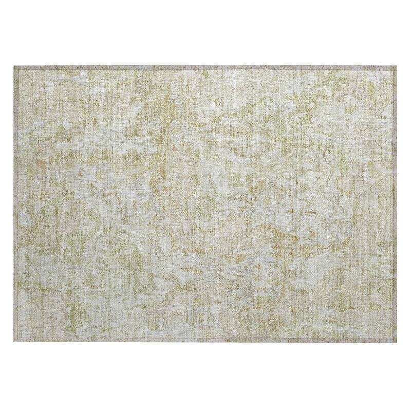 Machine Washable Indoor/ Outdoor Chantille Abstract Modern Rug