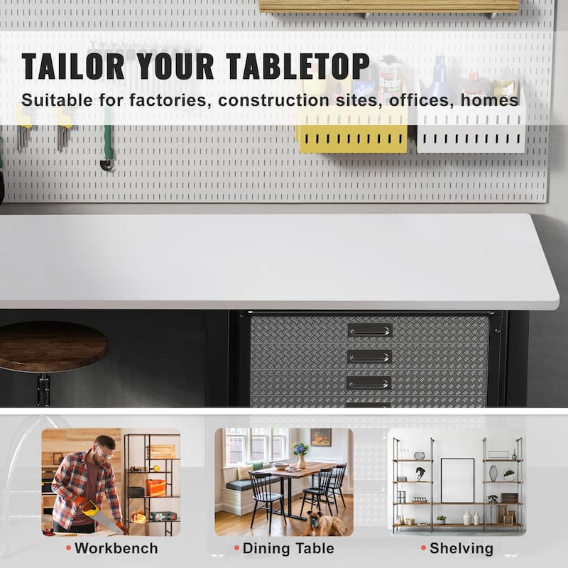Table Top Rectangular Countertop for Home and Office