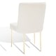 preview thumbnail 26 of 124, SAFAVIEH Couture Nolita Velvet Accent Chair - Mustard / Brass - 28"x23"x35.3" - 28" W x 23" D x 35" H