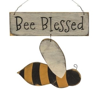 Bee Blessed Hanging Bee Sign - 9