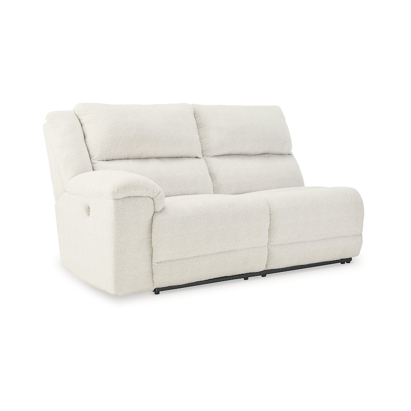 Signature Design by Ashley Keensburg White 3-Piece Power Reclining Sectional