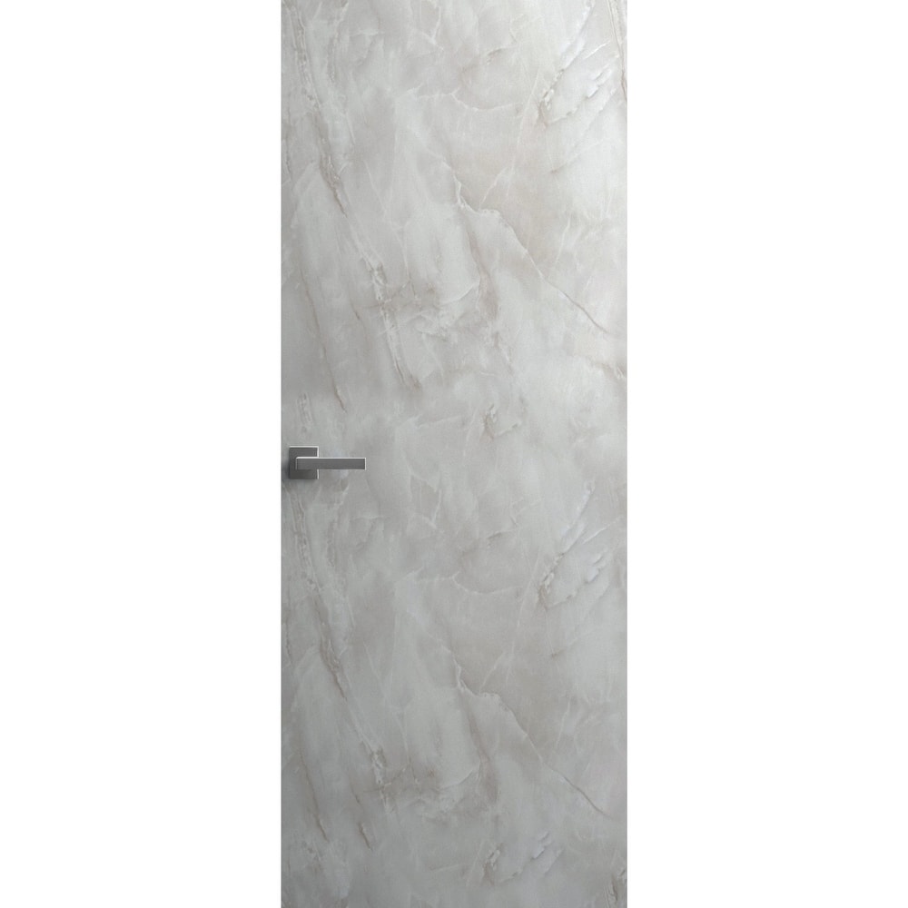 Solid Hidden Door with Handle Planum 0010 Onyx