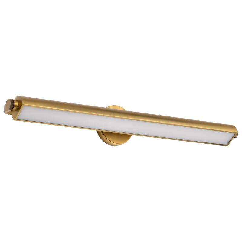 Auden 36 Inch LED Vanity 3 CCT Selectable Vintage Brass Finish Acrylic Lens - Vintage Brass - Vintage Brass