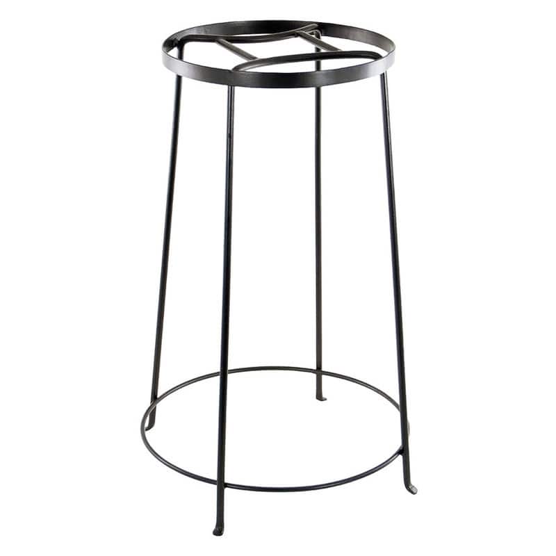 Achla Designs Indoor Outdoor Diamond Shaped Argyle Plant Stand IV, 24 Inch Tall, Roman Bronze Powder Coat Finish