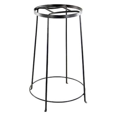 Achla Designs Indoor Outdoor Diamond Shaped Argyle Plant Stand IV, 24 Inch Tall, Roman Bronze Powder Coat Finish