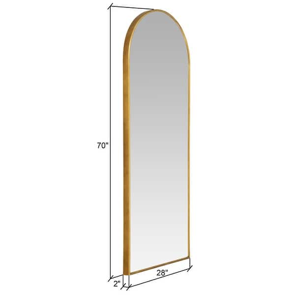 Nadia Modern Arch Floor Mirror 70"H x 28"W x 2"D Bed Bath & Beyond