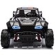 preview thumbnail 88 of 98, Kids 24V Police Car with Megaphone, Remote Control, Bluetooth, MP3, Suspension, LED Lights, 2-Seater
