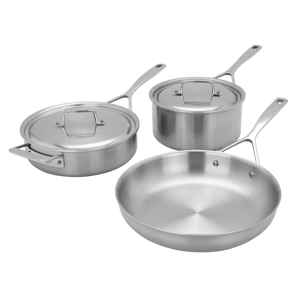 DEMEYERE Essential 5-ply Stainless steel Cookware Set - 10-pc