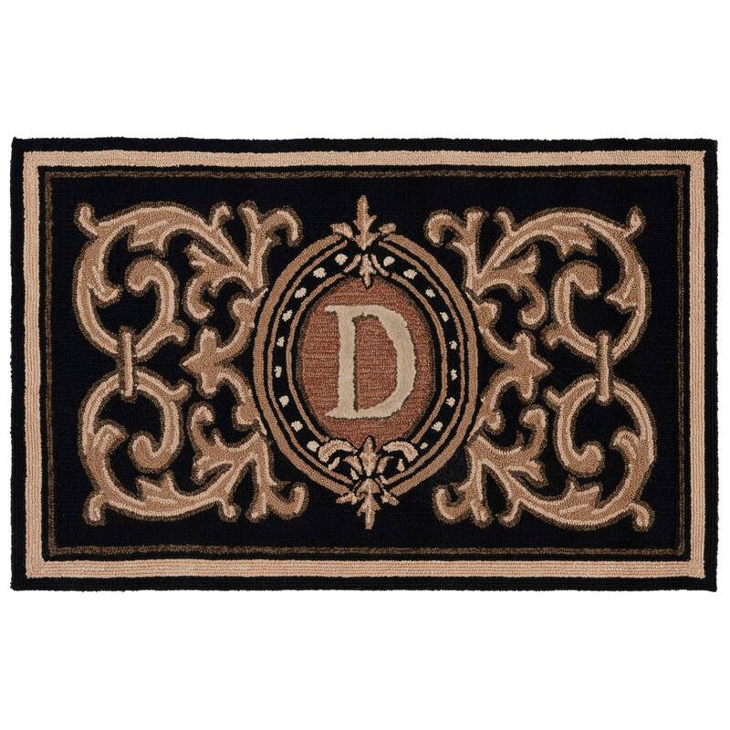SAFAVIEH Handmade Monogram Bruneta Casual Rug