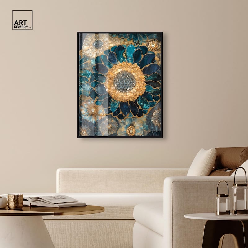 Opulent Geode II Shadowbox by Art Remedy