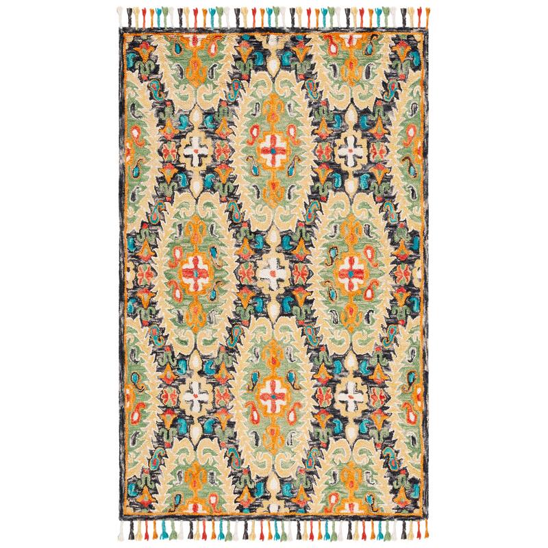SAFAVIEH Handmade Blossom Hellevi Modern Floral Wool Rug