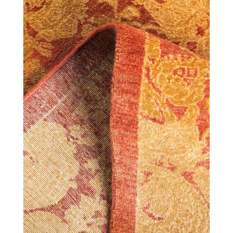 Overton Mogul, One-of-a-Kind Hand-Knotted Area Rug - Pink, 3' 1" x 5' 0" - 3' 1" x 5' 0"