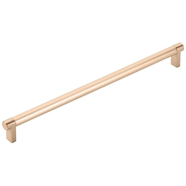 Emtek 84058.REC.SM Smooth 12" Center to Center Bar Cabinet Pull with