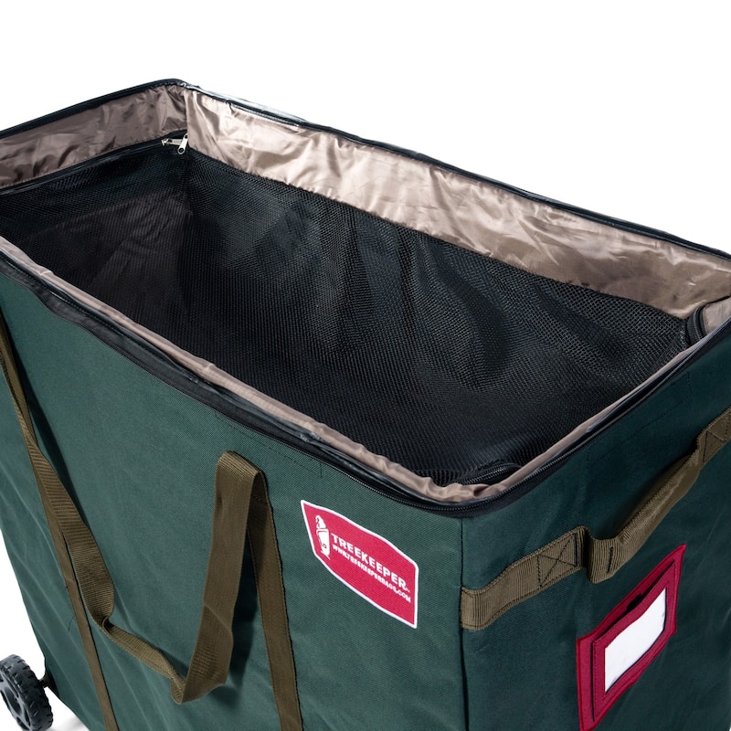 Rolling Multi Use Christmas Decoration Storage Bag with Wheels