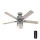 preview thumbnail 6 of 16, Hunter 52" WiFi Techne Ceiling Fan w/LED Light, Handheld Remote - Casual, Modern - Easy Installation! SMART FAN!