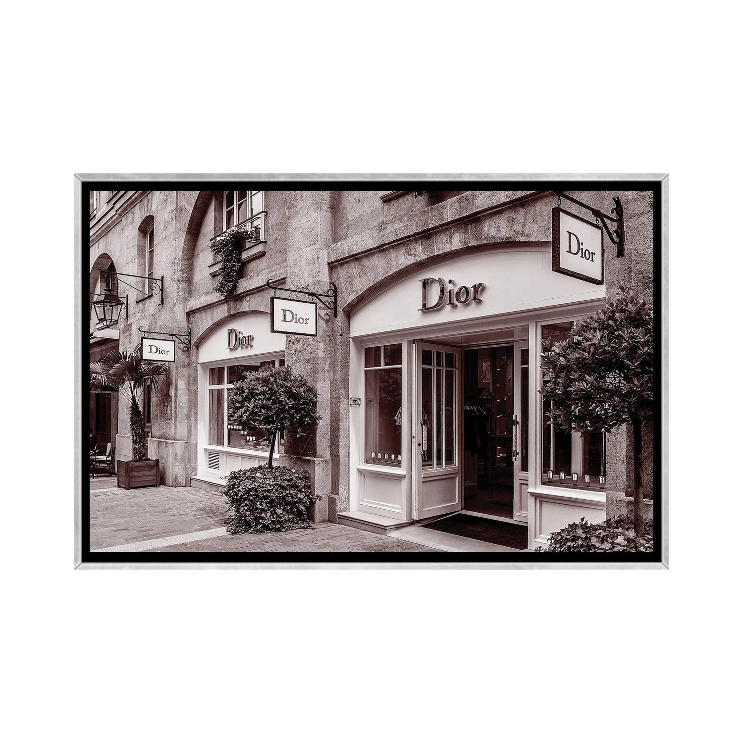 iCanvas "House Of Fashion" by Heather Grey Framed