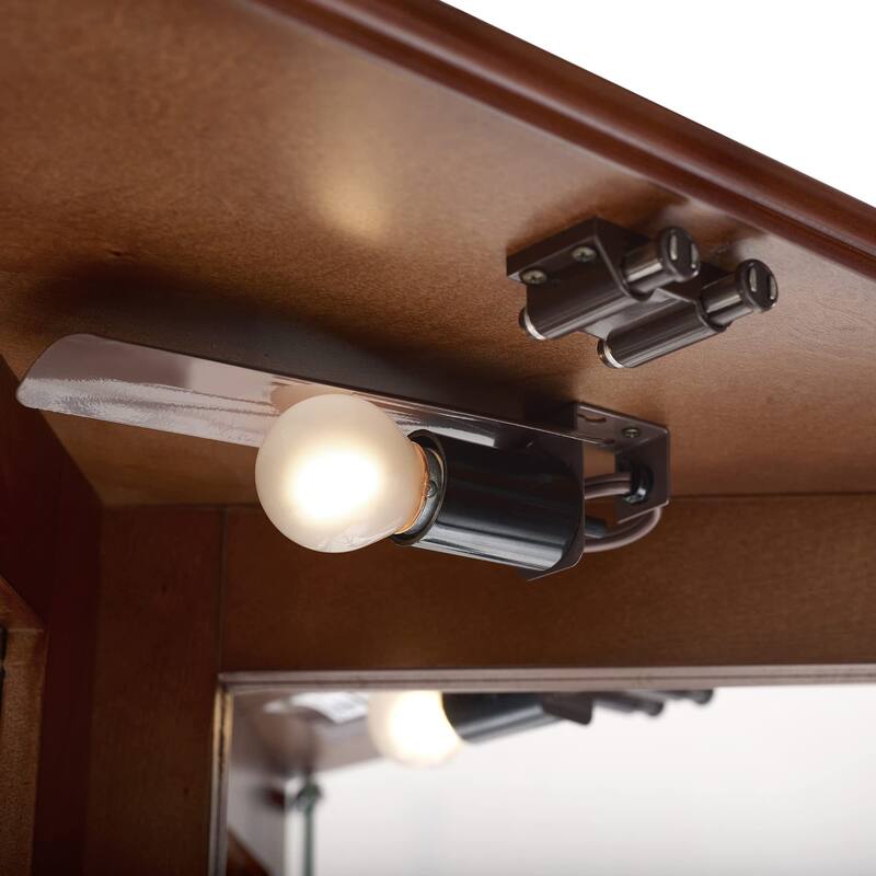 Corner Curio Cabinet with Lights, Floor Standing Display Cabinet with Adjustable Tempered Glass Shelves & Mirrored Back