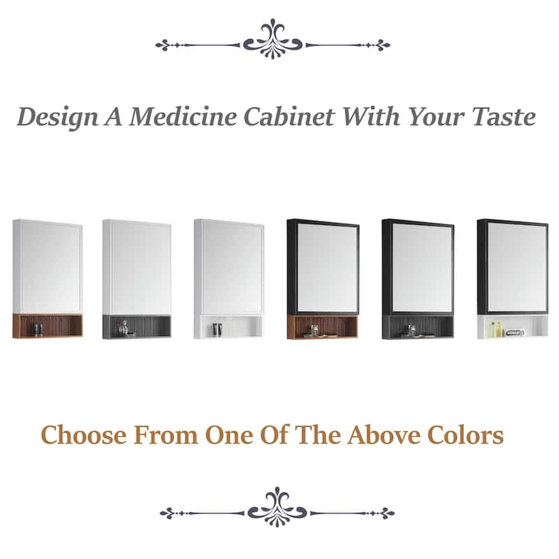 Fine Fixtures Dakota Collection Bathroom Medicine Cabinet