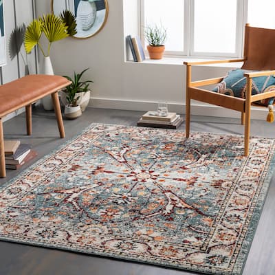 Artistic Weavers Tevazu Floral Traditional Area Rug