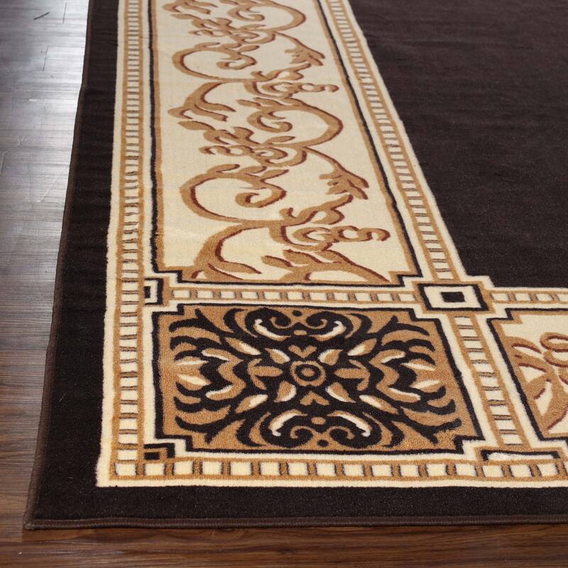Superior Oversized Medallion Modern Bohemian Indoor Runner or Area Rug