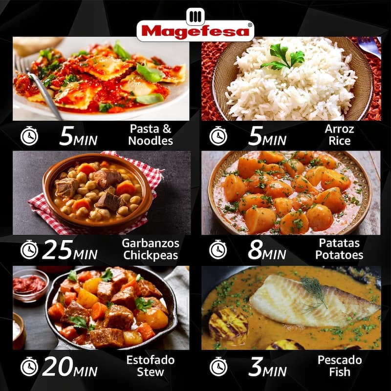 Magefesa Practika Plus 8-Quart Stainless Steel Pressure Cooker