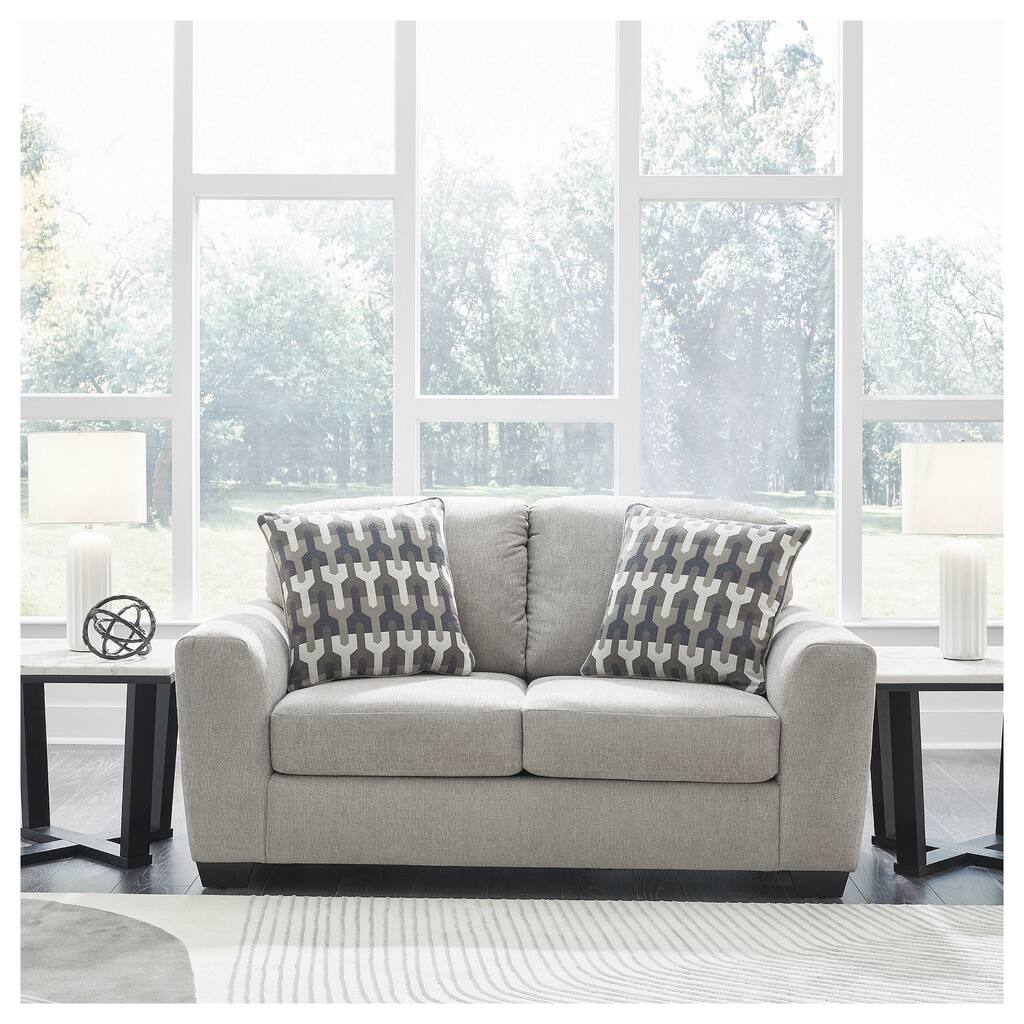 Signature Design by Ashley Avenal Park Gray Loveseat - 71"W x 40"D x 40"H