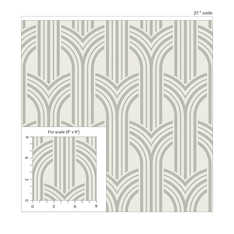Seabrook Designs Broadway Arches Nonwoven Unpasted Wallpaper
