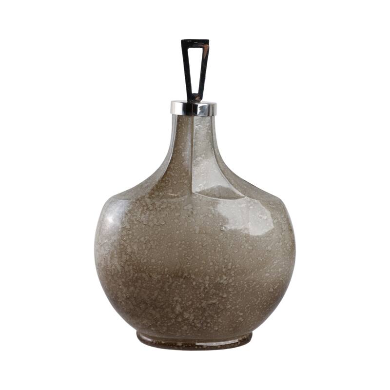 Glass Vase Handmade Decorative Accent Sculpture Artistic Display