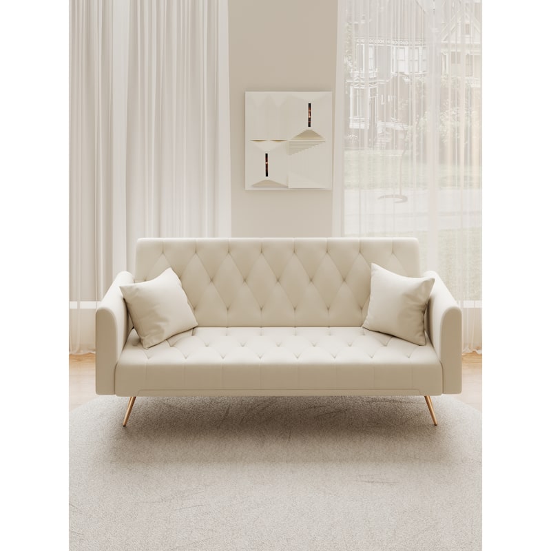 Multifunctional Velvet Sofa Bed: Smart Living Solution