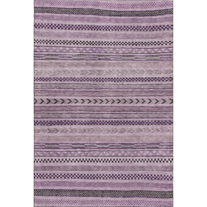 Premium Washable Super Soft Boho Stripes Mayfield Rug