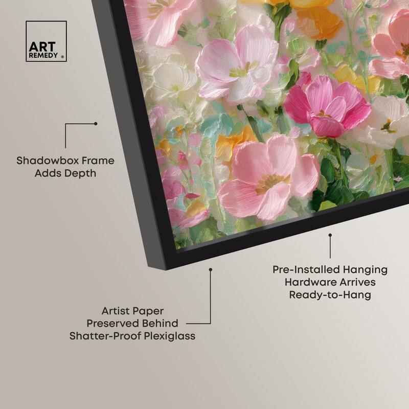 Expressed in Petals I Shadowbox by Art Remedy