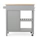 preview thumbnail 5 of 15, Byway Contemporary Kitchen Cart with Wheels by Christopher Knight Home