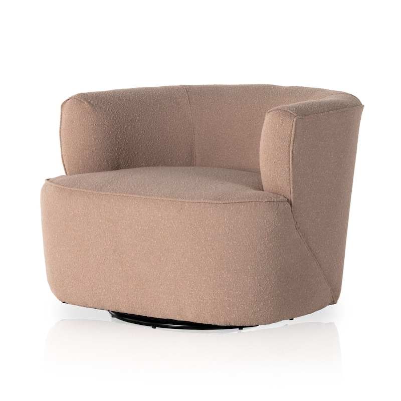 Vivian Swivel Chair-Barlow Blush