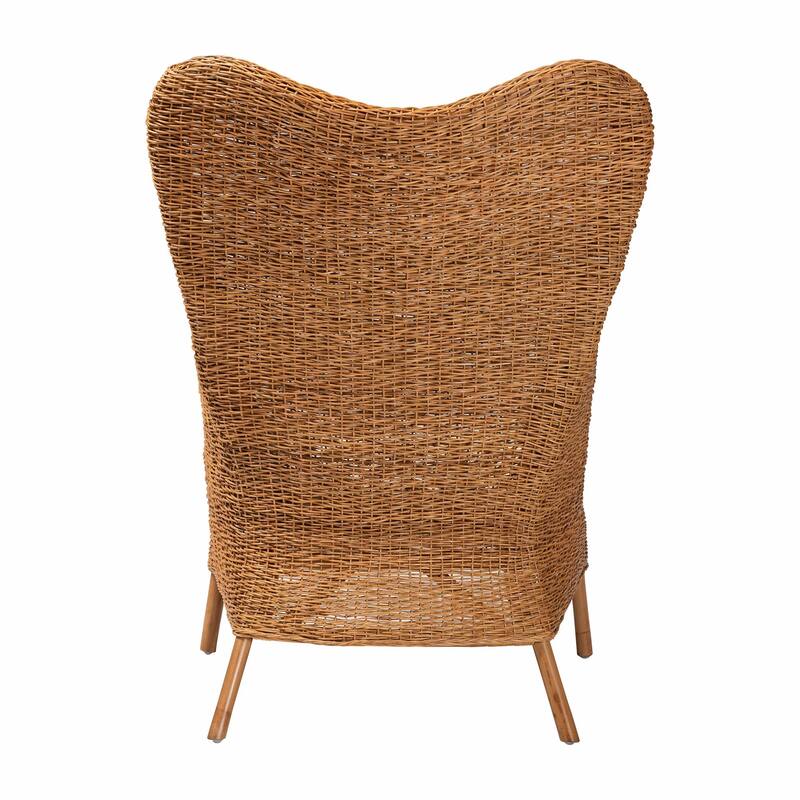 Terra Bohemian Light Honey Rattan Arm Chair