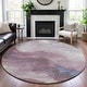 preview thumbnail 65 of 66, Premium Washable Super Soft Abstract Contemporary Mayfield Rug Mauve - 8' x 8'