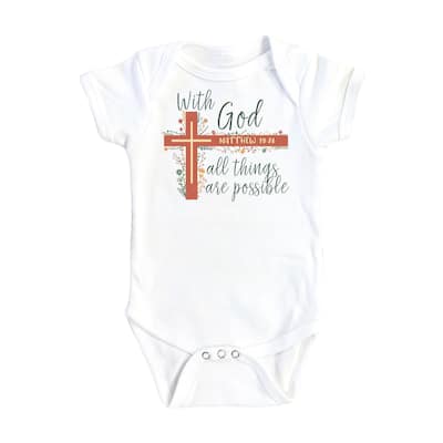 Religious Prayer - Baby Boy Girl Clothes Infant Bodysuit Funny Cute Newborn