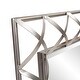 preview thumbnail 6 of 7, Allan Andrews Rectangular Wall Mirror with Lattice Iron Frame - 32"H x 24"W