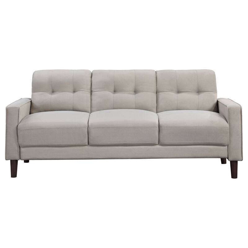 Bowen Upholstered Track Arm Tufted Sofa Set